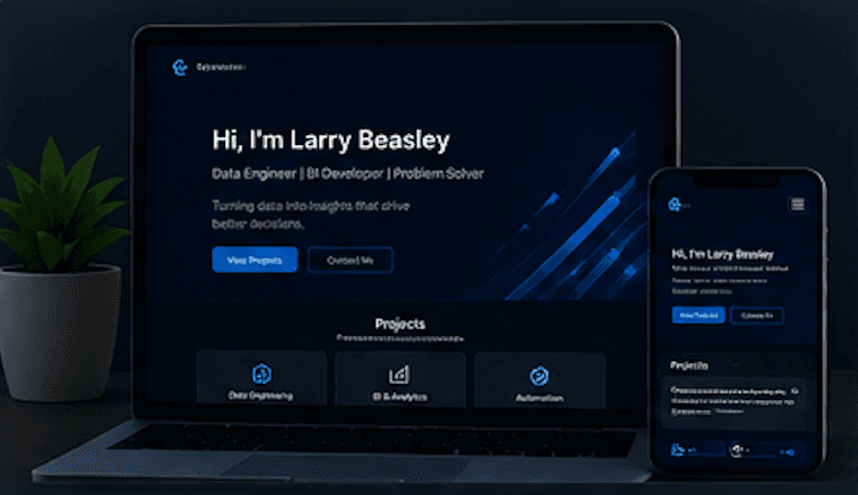 Self-Hosted Professional Portfolio